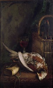 Asetelma fasaanin kanssa, n. 1861